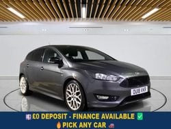 Grey Used 2018 Ford Focus ST-Line Hatchback | £7,649 (Good price)