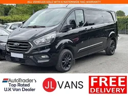 Black Used 2021 Ford Transit Custom Limited Van | £15,450 (A bit pricey)