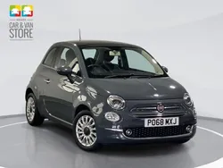 Grey Used 2018 Fiat 500 Lounge Hatchback | £7,699 (Fair price)