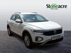White Used 2022 VW T-Roc Life SUV | £20,495 (Fair price)