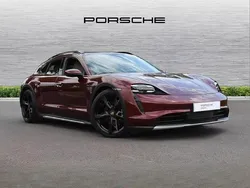Red Used 2023 Porsche Taycan Cross Turismo Sedan | £63,995 (Expensive)