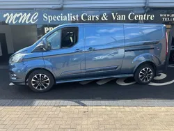 Blue Used 2018 Ford Transit Custom Sport | £19,999 (Expensive)