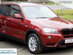 Red Used 2013 BMW X3 Sport Line SUV | £7,990 (Fair price)