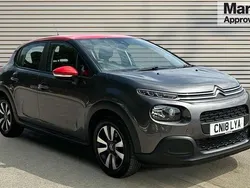 Grey Used 2018 Citroën C3 Feel Hatchback | £6,831 (Fair price)