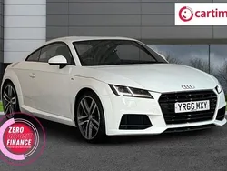 White Used 2016 Audi TT S-Line Coupe | £12,990 (Fair price)