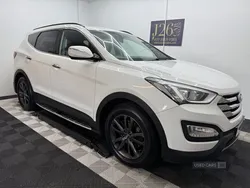 White Used 2014 Hyundai Santa Fe Premium SUV | £8,495 (Fair price)