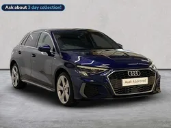 Blue Used 2023 Audi A3 e-tron S-Line Hatchback | £22,699 (Fair price)