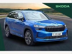 Race blue Used 2025 Skoda Kodiaq SportLine SUV | £35,195 (Fair price)