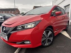 Red Used 2021 Nissan Leaf Tekna Hatchback | £9,995 (Fair price)