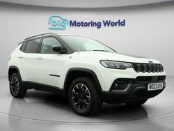 White/black Used 2023 Jeep Compass Trailhawk SUV | £16,300 (Fair price)