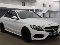 White Used 2014 Mercedes C250 AMG line Sedan | £11,995 (Fair price)