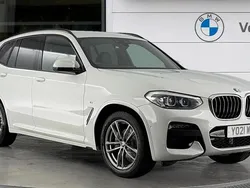 White Used 2021 BMW X3 M Sport SUV | £25,483 (Good price)