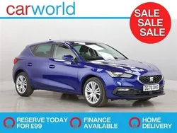 Blue Used 2021 Seat Leon SE Dynamic Hatchback | £15,240 (A bit pricey)