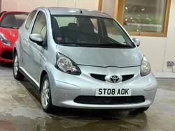 Silver Used 2008 Toyota Aygo Platinum Hatchback | £3,589 (Fair price)