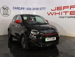 Black Used 2021 Fiat 500e Red Hatchback | £12,488 (Fair price)