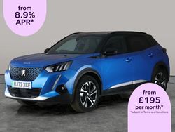 Blue Used 2022 Peugeot e-2008 GT SUV | £14,102 (Fair price)