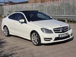 White Used 2012 Mercedes C250 AMG Coupe | £3,495 (Super price)