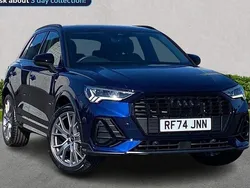 Blue Used 2025 Audi Q3 Black Edition SUV | £36,675 (Fair price)