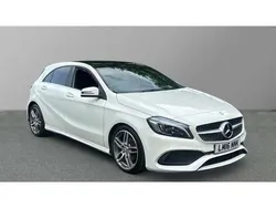 White Used 2016 Mercedes A200 AMG Line Premium Plus Hatchback | £13,067 (Fair price)