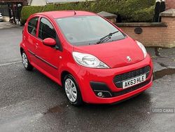Red Used 2014 Peugeot 107 Active Hatchback | £3,295 (Fair price)