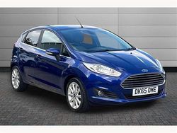 Blue Used 2015 Ford Fiesta Titanium Hatchback | £6,890 (Fair price)