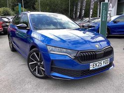 Race blue Used 2025 Skoda Octavia SportLine Estate | £29,495