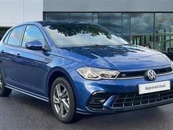 Reef blue metallic Used 2025 VW Polo R-line Hatchback | £21,591 (Fair price)