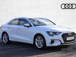 White Used 2021 Audi A3 Sport Sedan | £20,490 (Fair price)