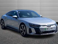 Silver Used 2022 Audi e-tron GT quattro Comfort Sedan | £40,950 (Super price)