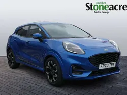 Blue Used 2020 Ford Puma ST-Line X SUV | £14,495 (Fair price)