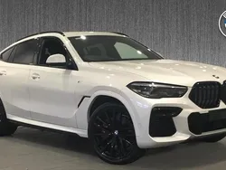 White Used 2022 BMW X6 M Sport SUV | £45,499 (Fair price)