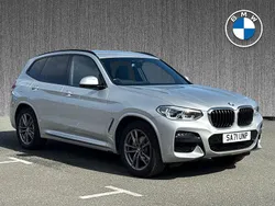 Silver Used 2021 BMW X3 M Sport SUV | £30,999 (Good price)