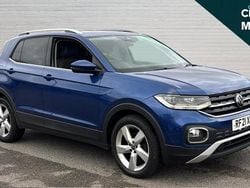 Blue Used 2021 VW T-Cross SEL SUV | £14,659 (Fair price)