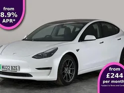White Used 2022 Tesla Model 3 Long Range Sedan | £16,391 (Fair price)