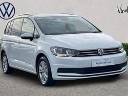 Pure white Used 2020 VW Touran SE MPV | £19,730 (A bit pricey)
