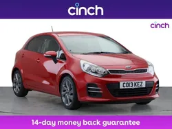 Red Used 2015 Kia Rio 3 Hatchback | £7,299 (A bit pricey)
