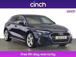 Blue Used 2022 Audi A3 S-Line Hatchback | £18,599 (Fair price)