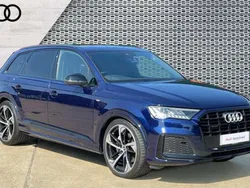 Blue Used 2021 Audi Q7 Black Edition SUV | £45,991 (Fair price)