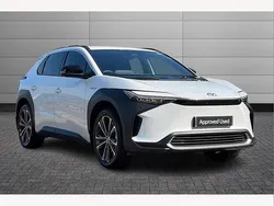 Platinum white pearl Used 2024 Toyota bZ4X SUV | £28,550 (Fair price)