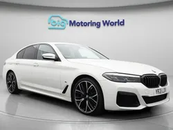 White Used 2021 BMW 520 M Sport Sedan | £26,400 (Fair price)