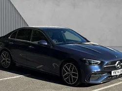 Blue Used 2024 Mercedes C200 AMG Line Premium Sedan | £35,980 (Expensive)