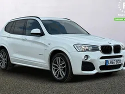 White Used 2017 BMW X3 M Sport SUV | £20,099 (Expensive)