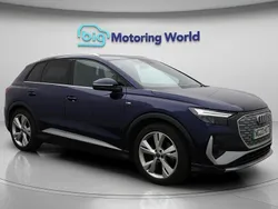 Blue Used 2022 Audi Q4 e-tron S-Line SUV | £19,500