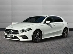 White Used 2021 Mercedes A180 AMG line Hatchback | £18,895 (Fair price)