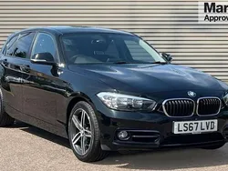 Black Used 2017 BMW 118 Sport Line Hatchback | £11,325 (Fair price)