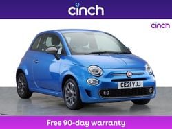 Blue Used 2021 Fiat 500 Sport Hatchback | £8,849 (Fair price)