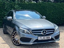 Grey Used 2018 Mercedes C250 AMG Line Premium Plus Sedan | £18,500 (Fair price)
