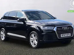 Black Used 2018 Audi Q7 S-Line SUV | £26,199 (Fair price)