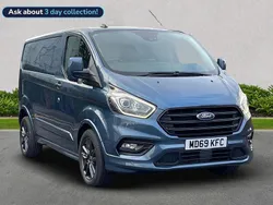 Blue Used 2020 Ford Transit Custom Sport Van | £20,400 (Good price)