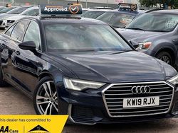 Blue Used 2019 Audi A6 S-Line Sedan | £15,475 (Fair price)